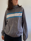 Track Jacket Vintage Y2K Puma Grey Blue Logo Unisex – L