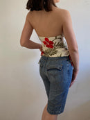 Shorts Vintage Denim Summer High Waist Blue Tom Thompson Women – M