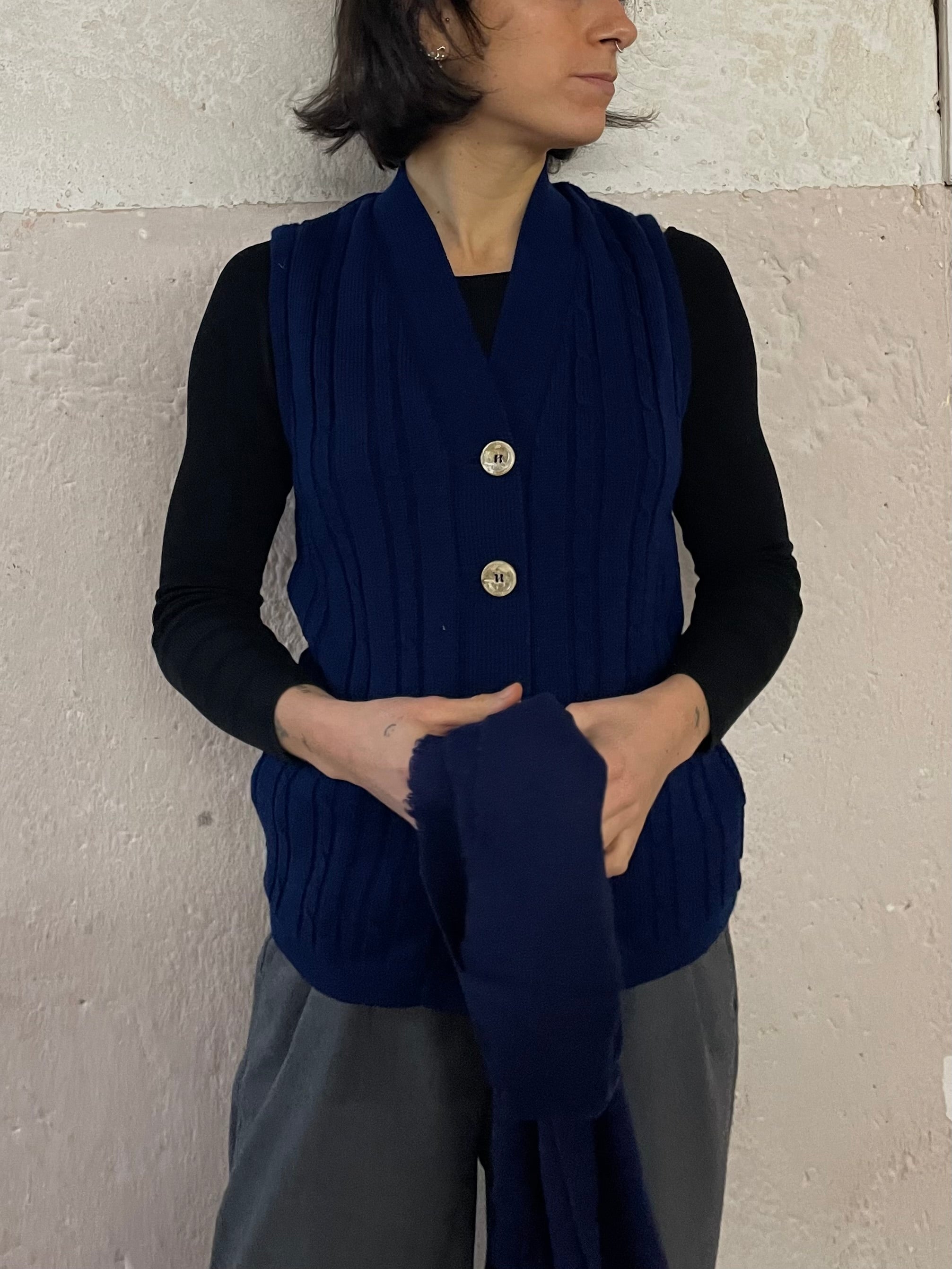 Blue Vest Unisex - Kleiderhaufen - Default Title