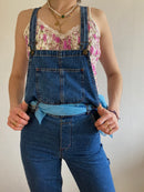 Overall Vintage Dungarees Blue Cotton Struggle’s UnisexPants – 32/34