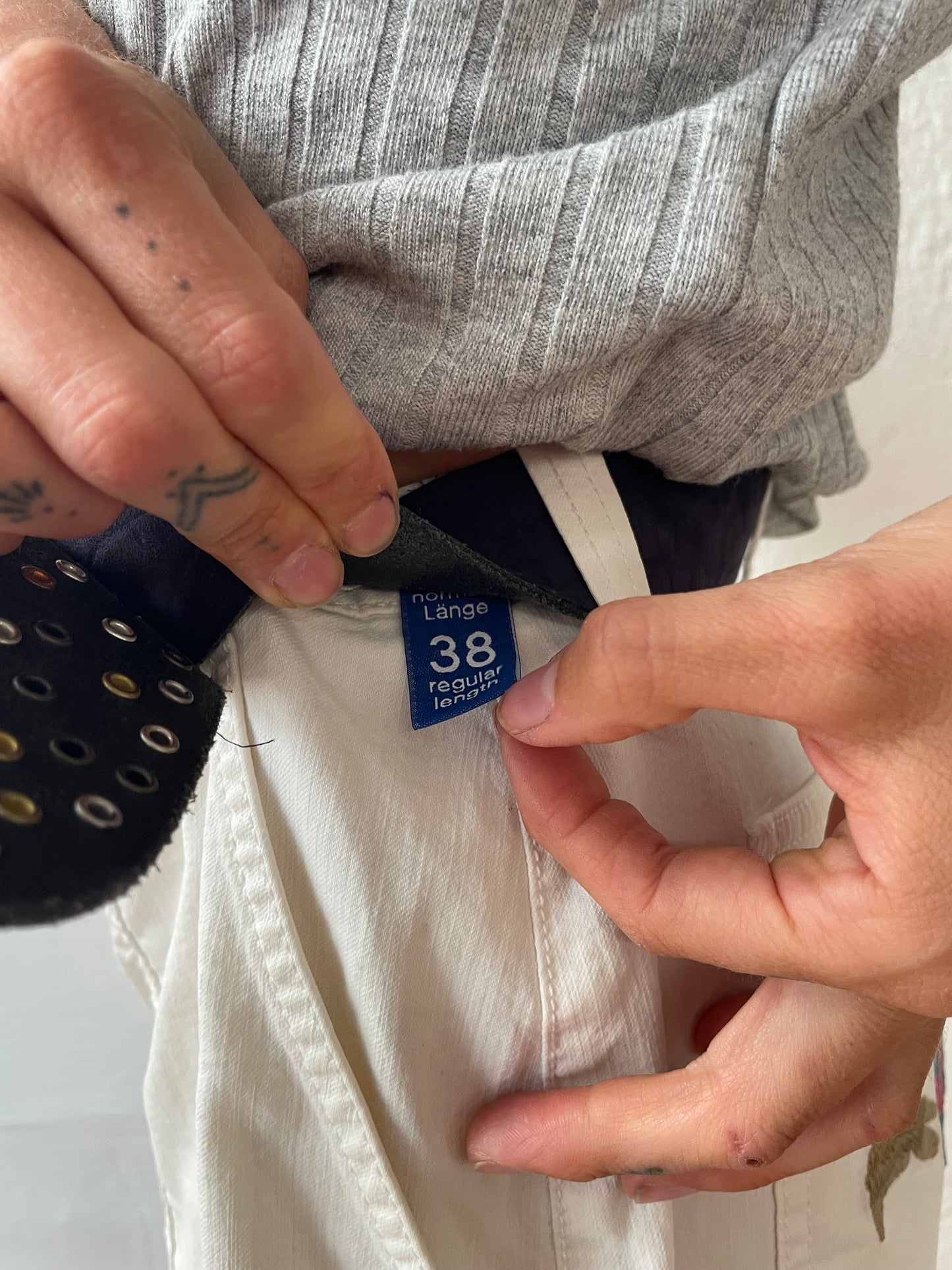 Chino Shorts cremefarben 38