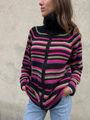 Gestreifte Strickweste - Kleiderhaufen - Default Title