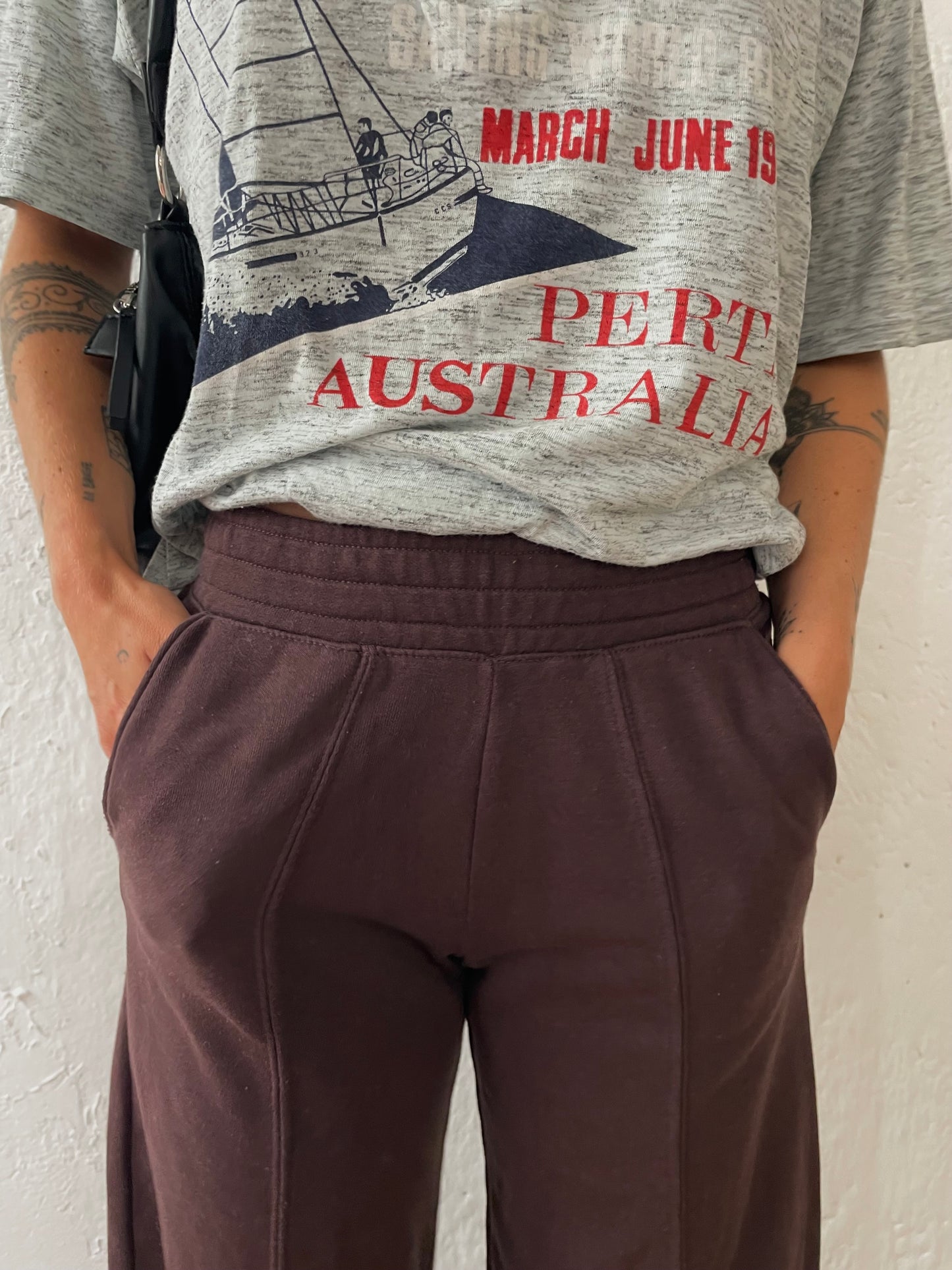 Sporthose braun S