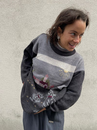 Wool Sweater Cats included - Kleiderhaufen - Default Title