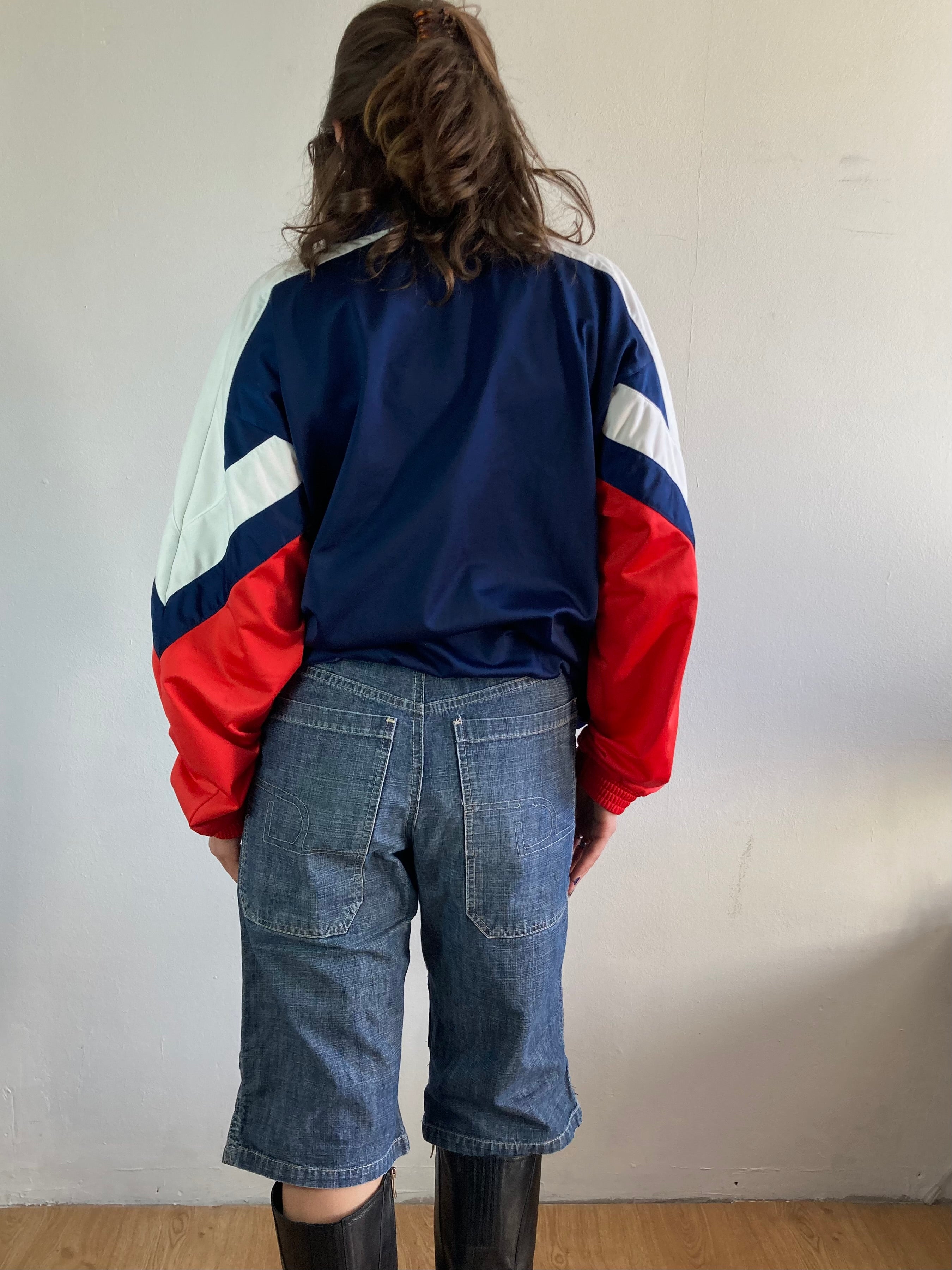 Track Jacket Vintage Red Blue White Puma Unisex – M