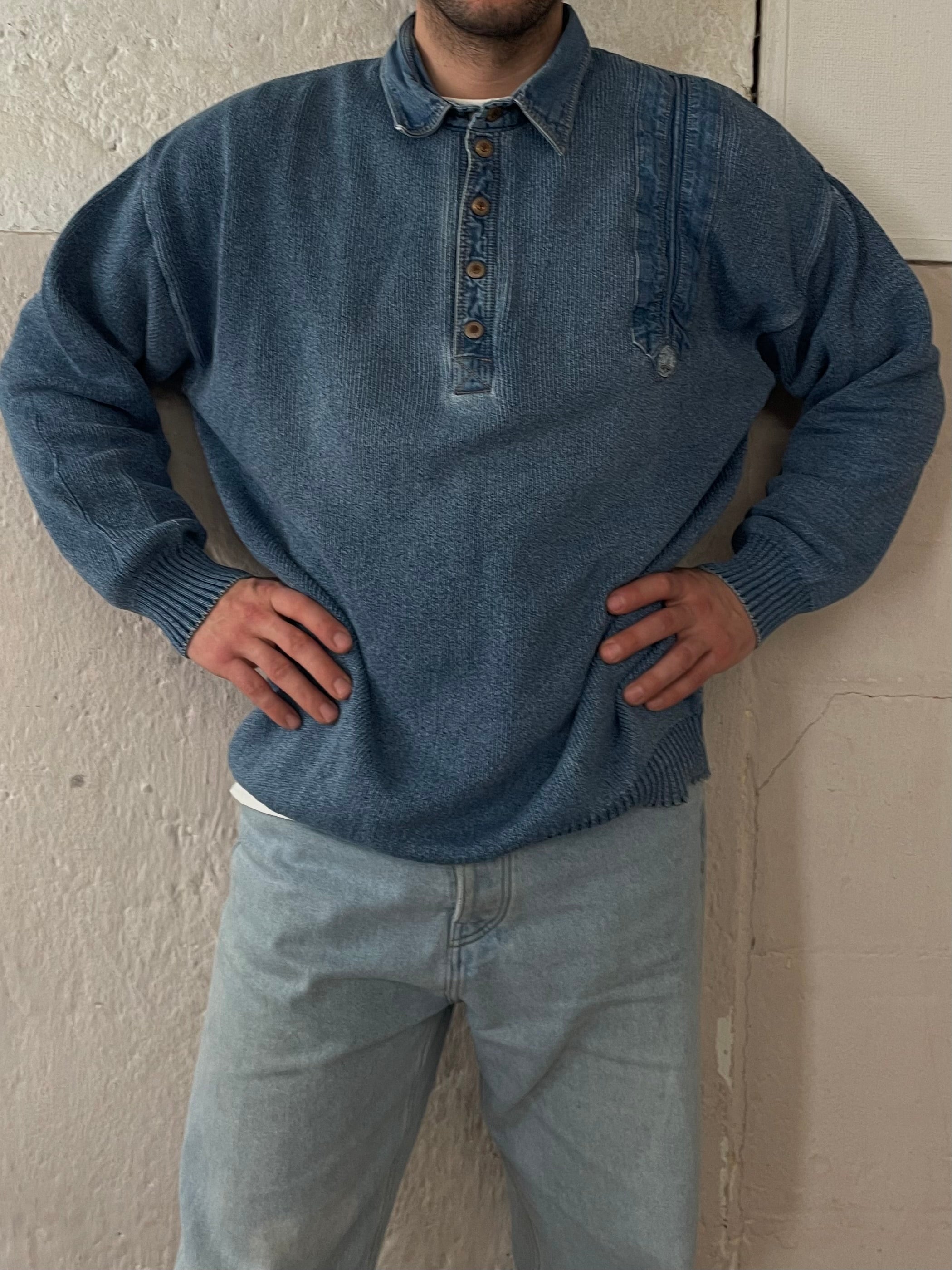 Blue Willis Sweater - Kleiderhaufen - Default Title