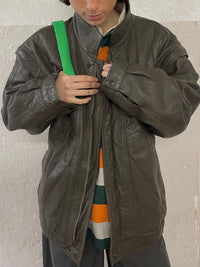 Lederjacke kann als Weste getragen werden - Kleiderhaufen - Default Title