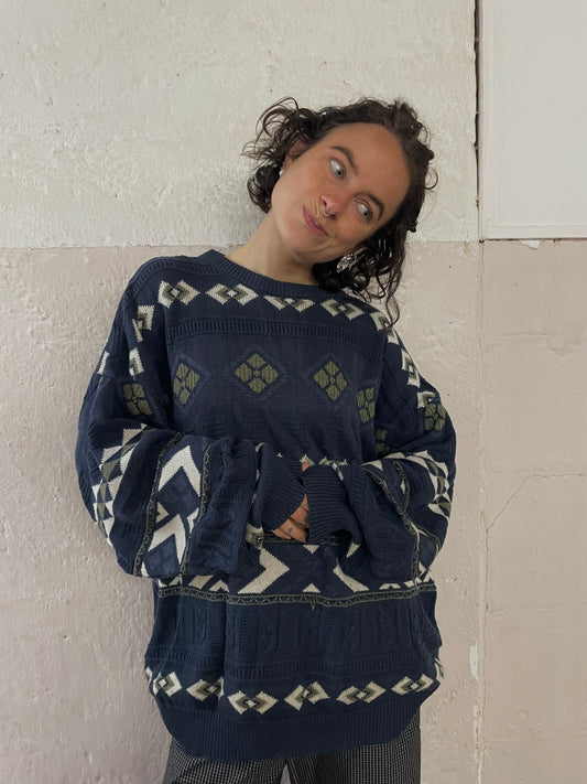 Granddad retro Sweater XL - Kleiderhaufen - Default Title