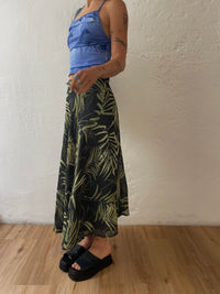 Langer dunkelgrüner Rock M - Kleiderhaufen - Default Title