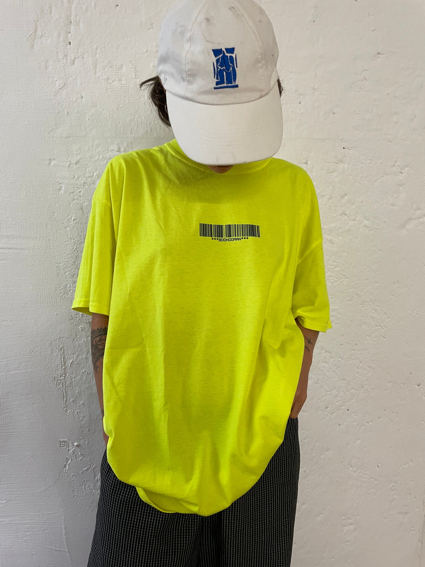 Neongelb Backprint Shirt Unisex M