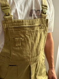 Sweat Life Overalls with adjustable side buttons 100% Cotton Brown Unisex - XL