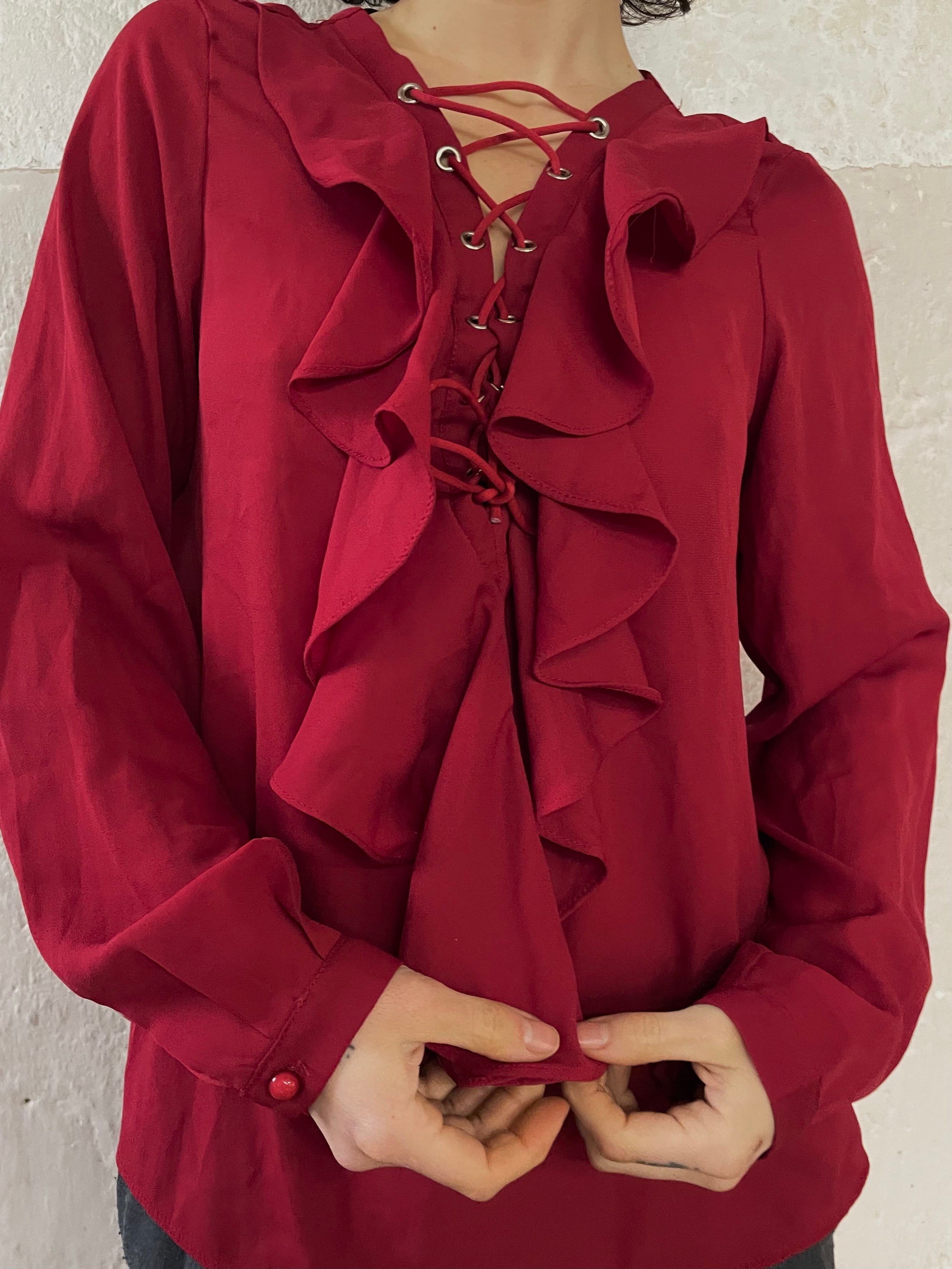 Bluse zum schnüren - Kleiderhaufen - Default Title