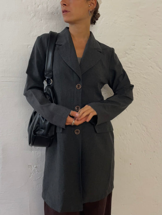 Dunkelgrauer Blazer M