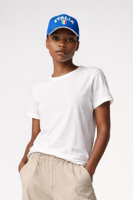 Cap Italy Fan Blue Flag 4 Stars – One Size