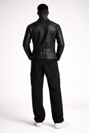 Jacket Flying Eagle Vintage Leather Motorcycle Jacket – XL