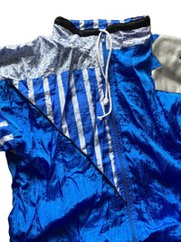 Vintage Tracksuit Blue White Retro Sportswear – M