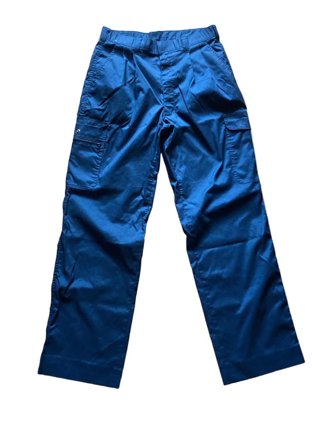 Pants Blue Cargo Multi-Pocket Unisex