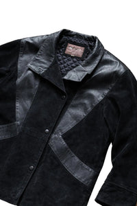 Detail shot of Lederjacke Herren